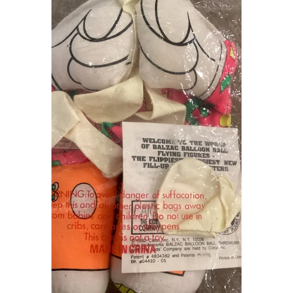 VINTAGE 1992 OFFICIAL MR. BALZAC BEASTIE CATCO HEAD BALLS WEIRD MAGIC NIP